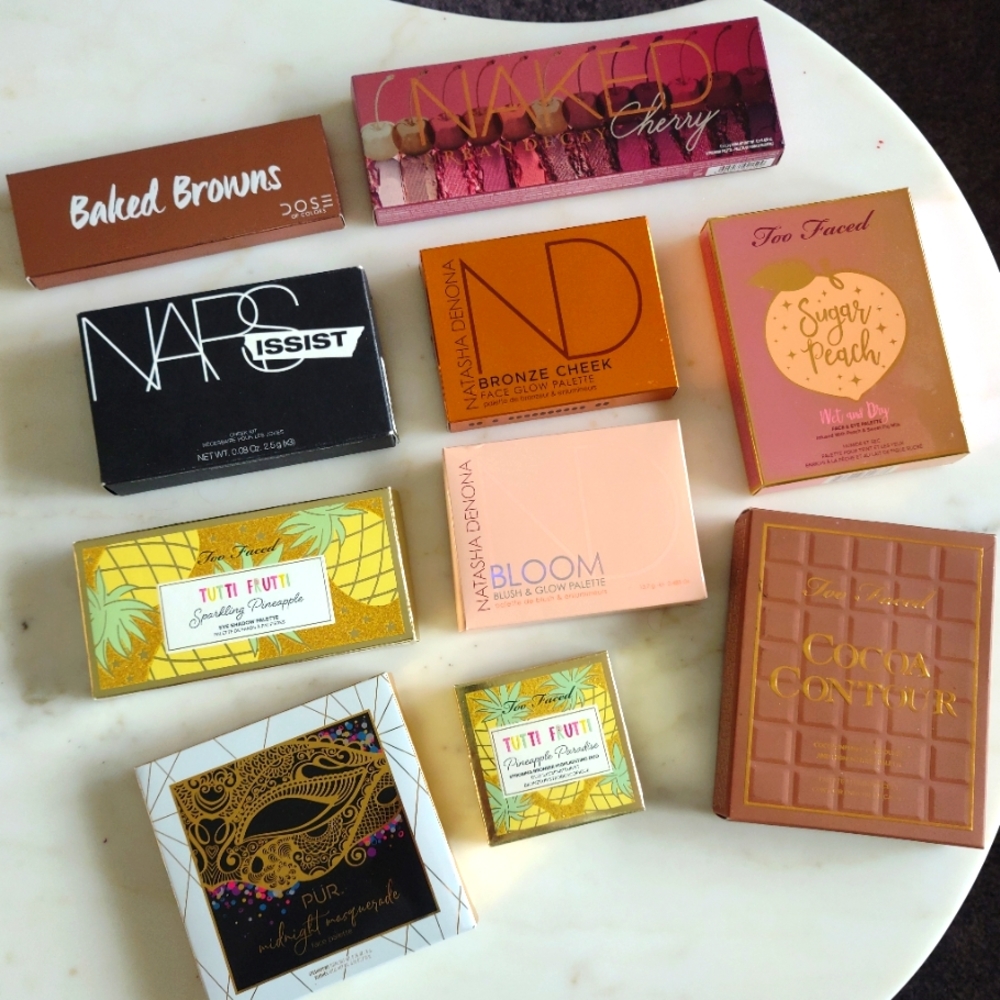Natasha Denona NARS UD NAKED Too Faced Dose of Colors PÜR BOXES